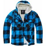 Brandit Lumberjacket Hooded Zwart-Blauw Vest Heren