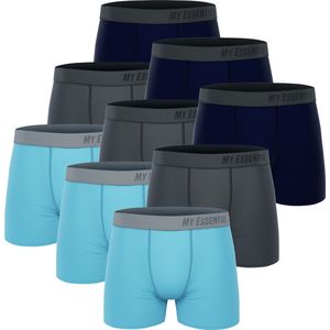 BOXERS 9 PACK My Essential Clothing Basic Boxershorts Katoen Biologische herenshorts Ondergoed MYE1BCX3