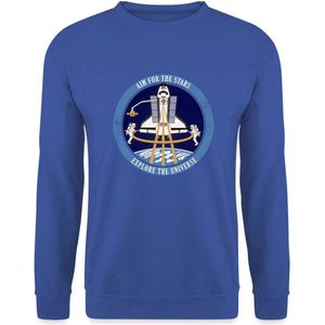 NASA Aim For The Stars Sweater Heren