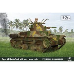 1:72 IBG Models 72090 Type 95 Ha-Go w/ short wave radio Plastic Modelbouwpakket