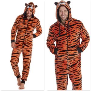 Onesie, Jumpsuit ""Tijger"" super soft hooded