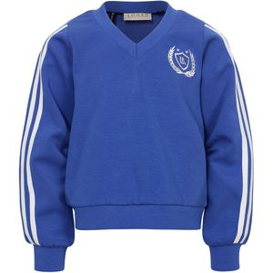 LOOXS 10sixteen 2601-5301-140 Meisjes Sweater - Maat 122/128 - Blauw van 41% Cotton 52% Polyester 7% Spandex