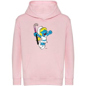 Hingly Hooded sweater Roze Smurfin Hockey maat 116