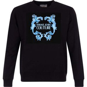 Versace Jeans Couture Sweater Logo Baroque Black