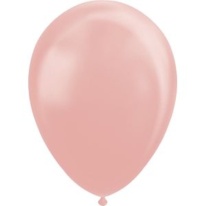 Ballonnen - Globos - Roségoud lila - Metallic - 12cm - 100st.