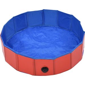 vidaXL-Hondenzwembad-inklapbaar-80x20-cm-PVC-blauw