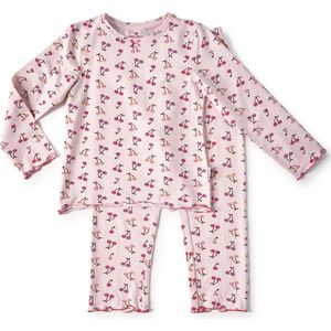Little Label - Pyjama - Roze - Slapende Kersjes - Zachte BIO Katoen