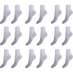 Naft - Anti Press - Korte Medical Sokken - Wit - 9 Paar