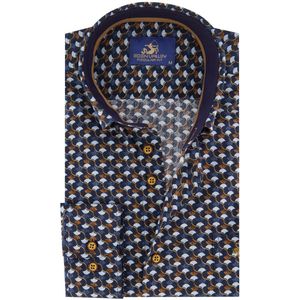 Eden Valley - Regular Fit - Casual Overhemd - Oranje - Katoen