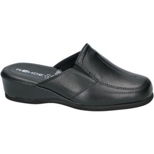 Rohde -Dames - zwart - pantoffels - maat 39