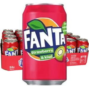 Fanta Strawberry & Kiwi S blik 24x330 ml - EU