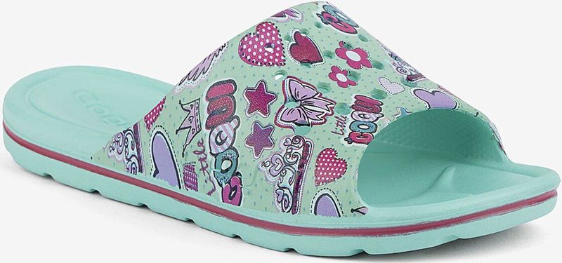 Kinderlippers coqui long mint 28-29 - comfort & grip