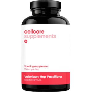 CellCare Valeriaan-Hop-Passiflora Capsules 180CP