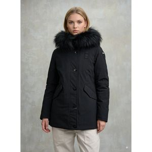 Blauer - iIma - Gewatteerde Parka - Zwart - Neopreen met Taslan Details