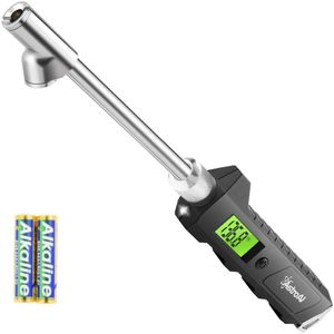 Digitale Bandenspanningsmeter 0-15 Bar voor Auto's en Vrachtwagens - LCD Scherm, Nauwkeurige metingen