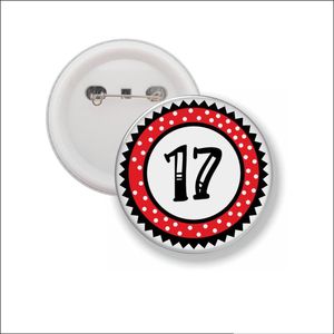 Button Met Speld 58 MM - 17