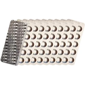 Testtabletten voor watertester - geschikt voor fotometers - pack van 100