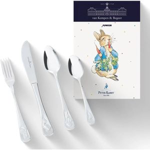 Keltum Junior - Beatrix Potter - Kinderbestekje - Staal - 4 Delig
