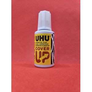 UHU Cover up correctievloeistof wit 20ml op waterbasis