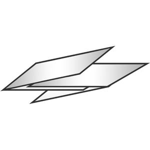 3200 Blad Handdoekjes V-vouw 23 cm x 25 cm wit Comfort 2-laags (20x160)