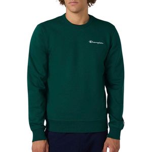 Champion Icons Small Logo Crewneck Sweater Heren - Maat L