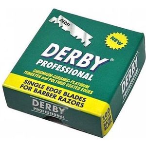Derby Professional Single Blades 100 pcs | Scheermesjes Vrouw + Man