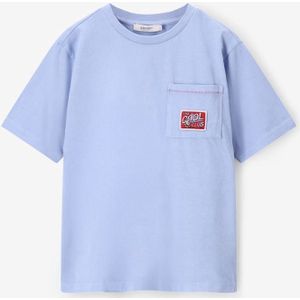 Sissy-Boy - Lichtblauw T-shirt - Katoen - Korte Mouwen - Relaxed Fit