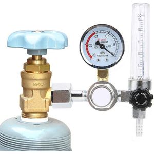 Meter Regulator Manometer Lasser Onderdelen Lassen Gas - Wegwerp Mini Gas Fles Regulator voor Mig Lassen - Argon CO2 Tig