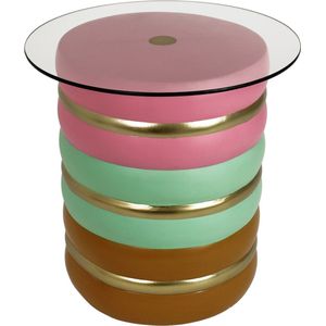 kersten macaron bijzettafel | kleurrijke tafel | 50 x 50 x 50 cm