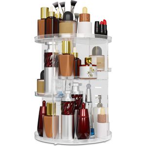 Inovra ® Stijlvolle 360° Draaiende Cosmetica Organisator voor Make-up en Verzorgingsproducten