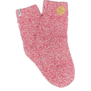 Boru Wollen Sokken – Unisex 3-Pack – Warme Wintersokken – Grijs Blauw Roze – 50% Wol – Maat 39-42