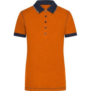 James & Nicholson Poloshirt - urban - oranje - dames - polo M