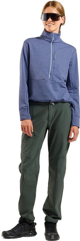 Odlo - Grid Fleece - Paars - Met Halve Rits - Vrouw