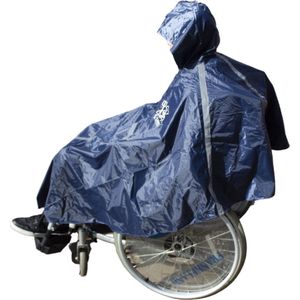 C-Line Poncho Rolstoel - Blauw - Reflecterend