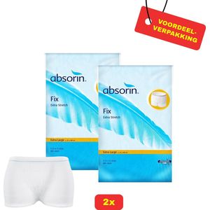 2x Absorin Fix Extra Stretch Maat XL - 2x 5 stuks - Voordeelverpakking!