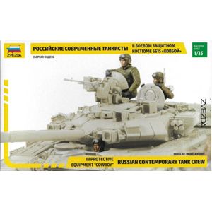 Zvezda - Russian Tank Crew - Combat Version (Zve3684) - modelbouwsets, hobbybouwspeelgoed voor kinderen, modelverf en accessoires