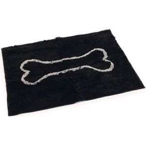 Dirty Dog Droogloopmat Hond - Dierenmat - Zwart - 88 x 68 cm