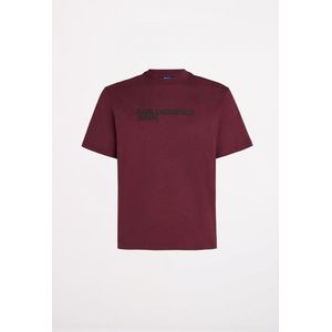 Karl Lagerfeld - A1W17005 - T-shirt - Rood - Korte Mouwen - Vrouw