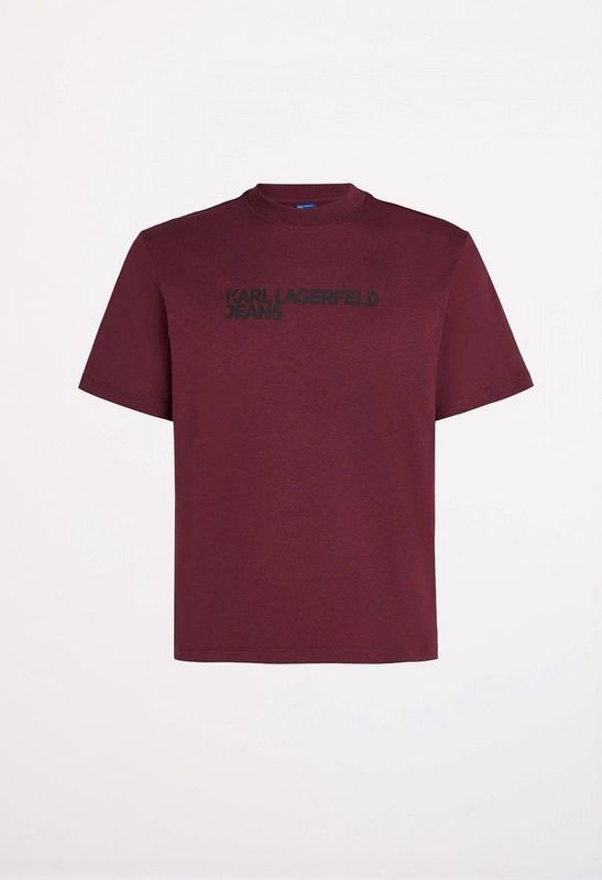 Karl Lagerfeld - A1W17005 - T-shirt - Rood - Korte Mouwen - Vrouw