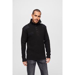 Heren - Mannen - Dikke kwaliteit - Modern - Nieuw - Alpin Pullover zwart