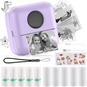 Azomor® Draagbare thermische mini-printer voor smartphone met Bluetooth en accessoires
