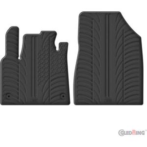 Gledring - GL 0021 - Rubbermatten - Voor Renault Kangoo Cargo 2021- - T Profiel 2-Delig