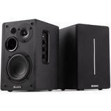 Audizio - KS01B - Boekenplank Speakers - Zwart - 120W - Bluetooth