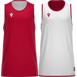 Macron - X500 Reversible Shirt - Rood / Wit - Sportshirt