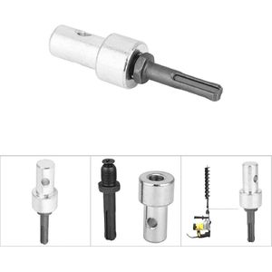 Aardboor-adapter grondboorstekker voor elektrische boren - duurzaam praktisch - 2 sleuven - stabiel - 2 putten - doe-het-zelvers - robuuste professionele werknemers .
