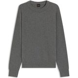 BOSS Orange - Regular Fit - Pullover - Effen - Wolmix