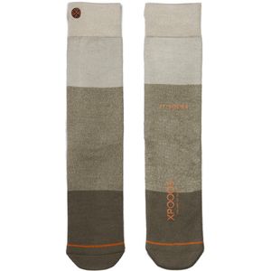 XPooos Essential Bamboo Sokken Khaki/Olivegreen Mel. 67001, Maat 39/42