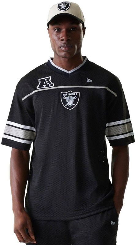 New Era Nfl Graphic Las Vegas Raiders T-shirt Met Korte Mouwen Zwart M Man
