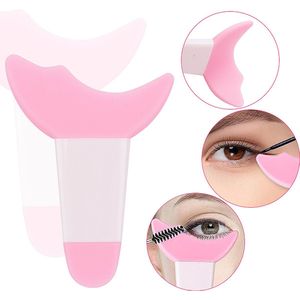 Eyeliner - make up - eyeliner hulp - mascara hulp - applicator - make up kwasten - eyeliner tool - eyeliner make-up hulp - oogschaduw hulp - stencils en sjablonen - oogpotlood - lippenstift - multifunctionele make up hulp - roze