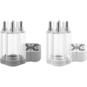 Haarolie - Minoxidil Applicator - 2 Stuks - Hoofdhuidmassage Fles Dispenser Borstel